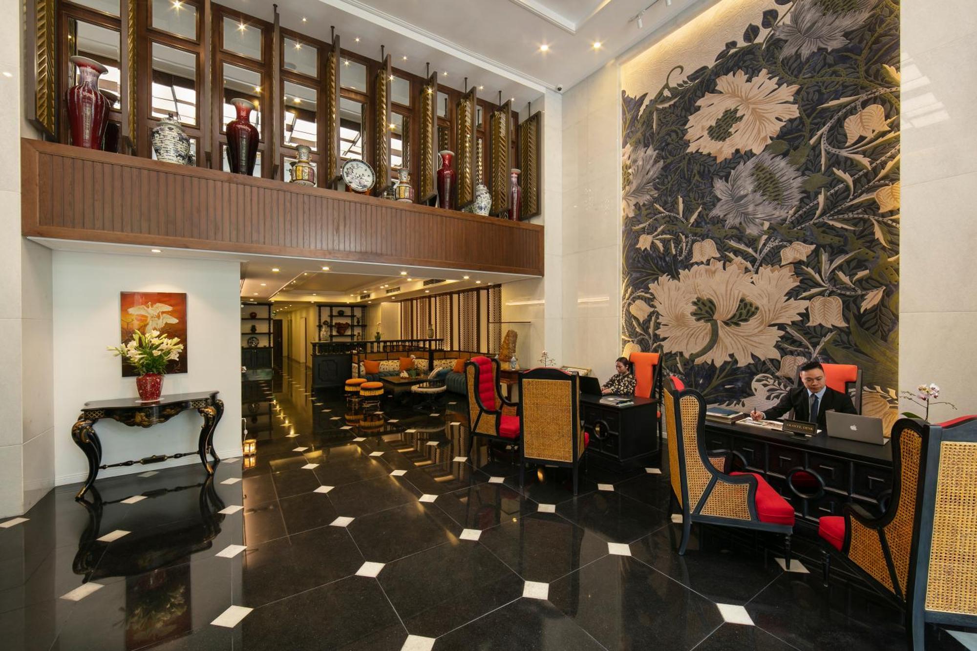 The Oriental Jade Hotel Hanoi Luaran gambar The lobby of the hotel